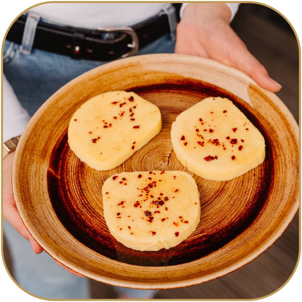 Vegetarischer Grillkäse von Hidding